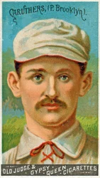 Ritratto di Bob Caruthers, Brooklyn Trolley-Dodgers